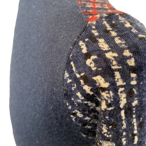 Tory Burch Blue Red Pattern Sweater - Picture 13 of 13